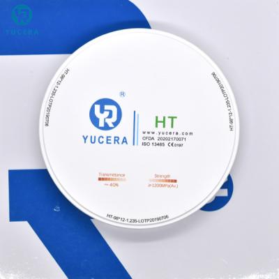 coroas pediatras brancas da zircônia de 98mm para a máquina de trituração da came do Cad
