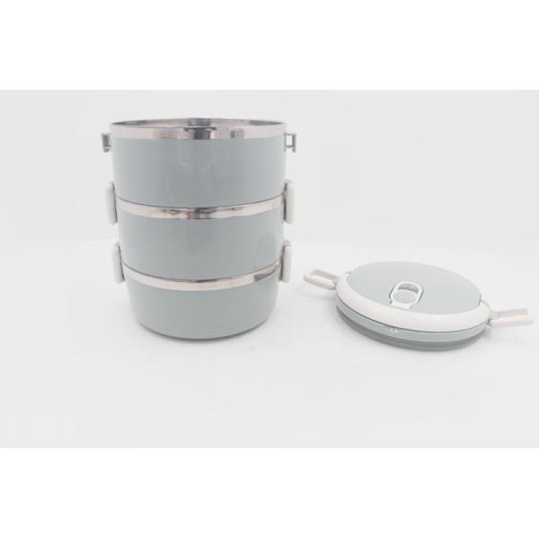 Detachable SS Plastic Kids Tiffin Leakproof Sealed Lunch Box