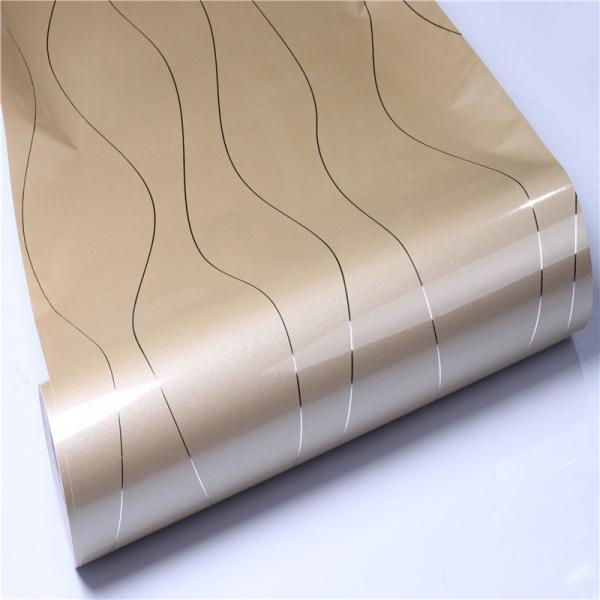 Peinture peinture à l'huile résistant à l'eau PVC vinyle haute lustre auto-adhésif