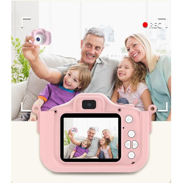 ABS Function Playing Kids Camera Dual Screen 4800W Digital Video Cameras for Girls Boys Age 3-10 Toddler
