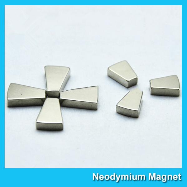 Custom Trapezoid Industrial Neodymium Magnets N35 N38 N42 N48 N50 N52 Grade