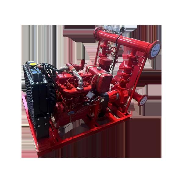 Low Noise Level Emergency Fire Water Pump System High Flow Rate Electric Power Supply Commercial Fire Protection Pump