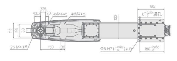 ARP10 Series Scara Industrial Robot With Vision Z axis stroke 200 / 300mm