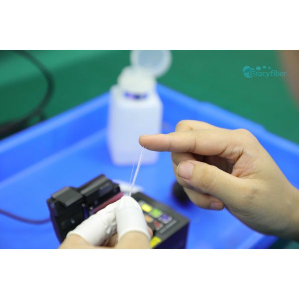 Single Mode Multimode Fiber Optic Components 1x4 Optical Splitter 4 Way Fiber Optic Splitter