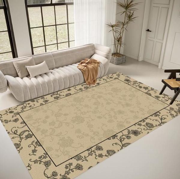 Household Printed Living Room Floor Rug Light Luxury Pattern Coffee Table Blanket