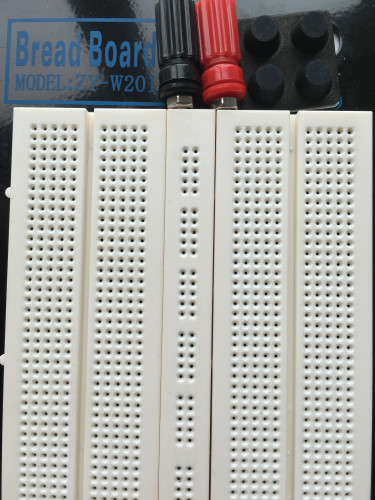 Aluminum Backing Solderless Circuit Board , White Breadboard Circuits Projects