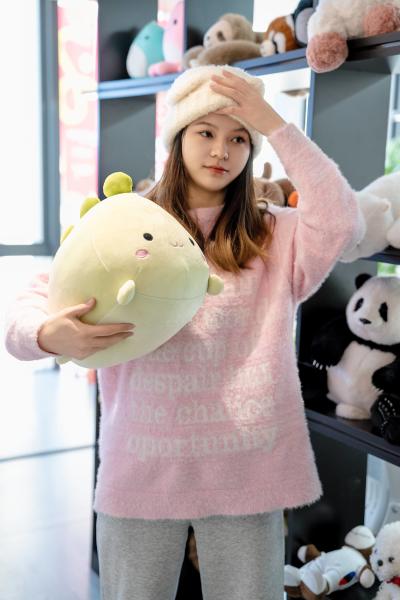 Fluffy Stuffed Pillow Plush Super Soft Decompressed Dinosaur Plush Pillow Low MOQ