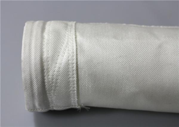 Long Tube Fiberglass Filter Bag , Non Woven Filter Bags Flame Retard