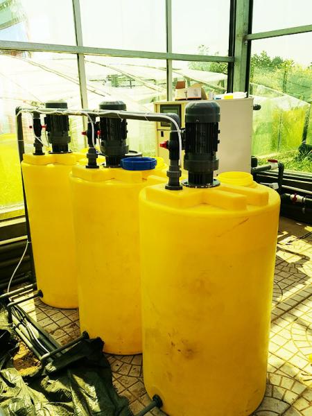 Labor Saving Metal Intelligent Fertigation System 380V Water Irrigation Machine