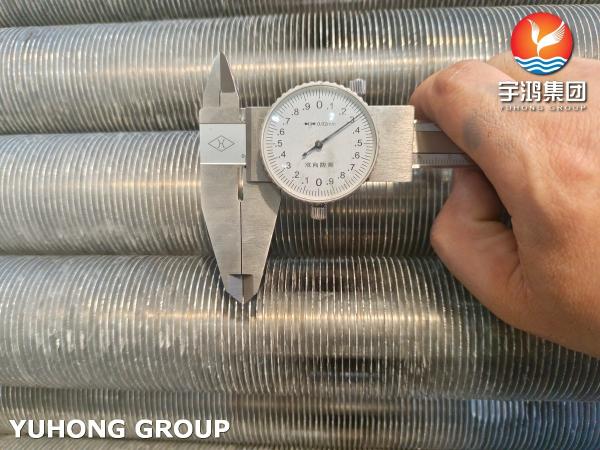 A269 TP304 ASTM T Type Extruded Fin Tubes With AL Fin For Air Cooler Dryer