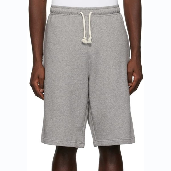 Custom Oversized Drawstring Sweatshorts Heather Grey Streetwear