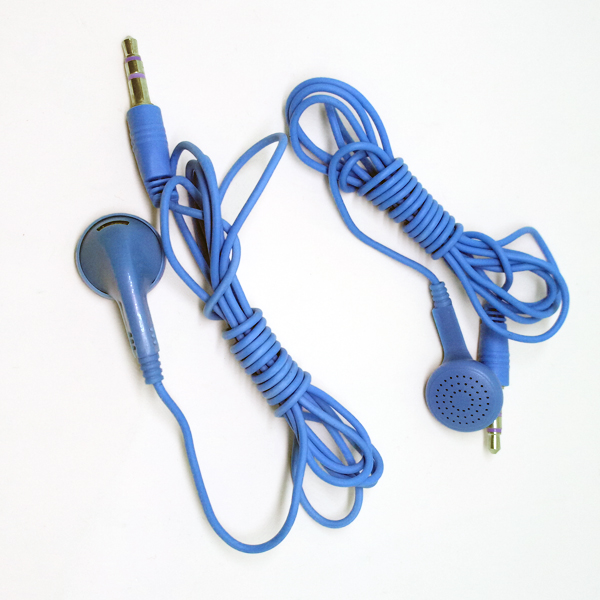 98dB Sensitivity Single Side Disposable Earphone for Tour Guide or Monitor System Receiver In ear Headphone Form Factor