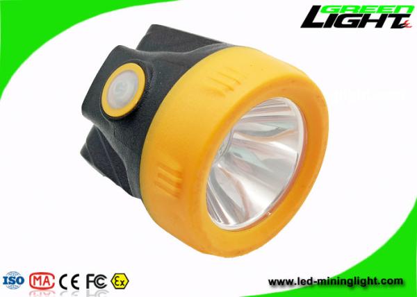 Light Weight 1.1W 143lum Cordless LED Helmet Light 3.8AH With USB Charger
