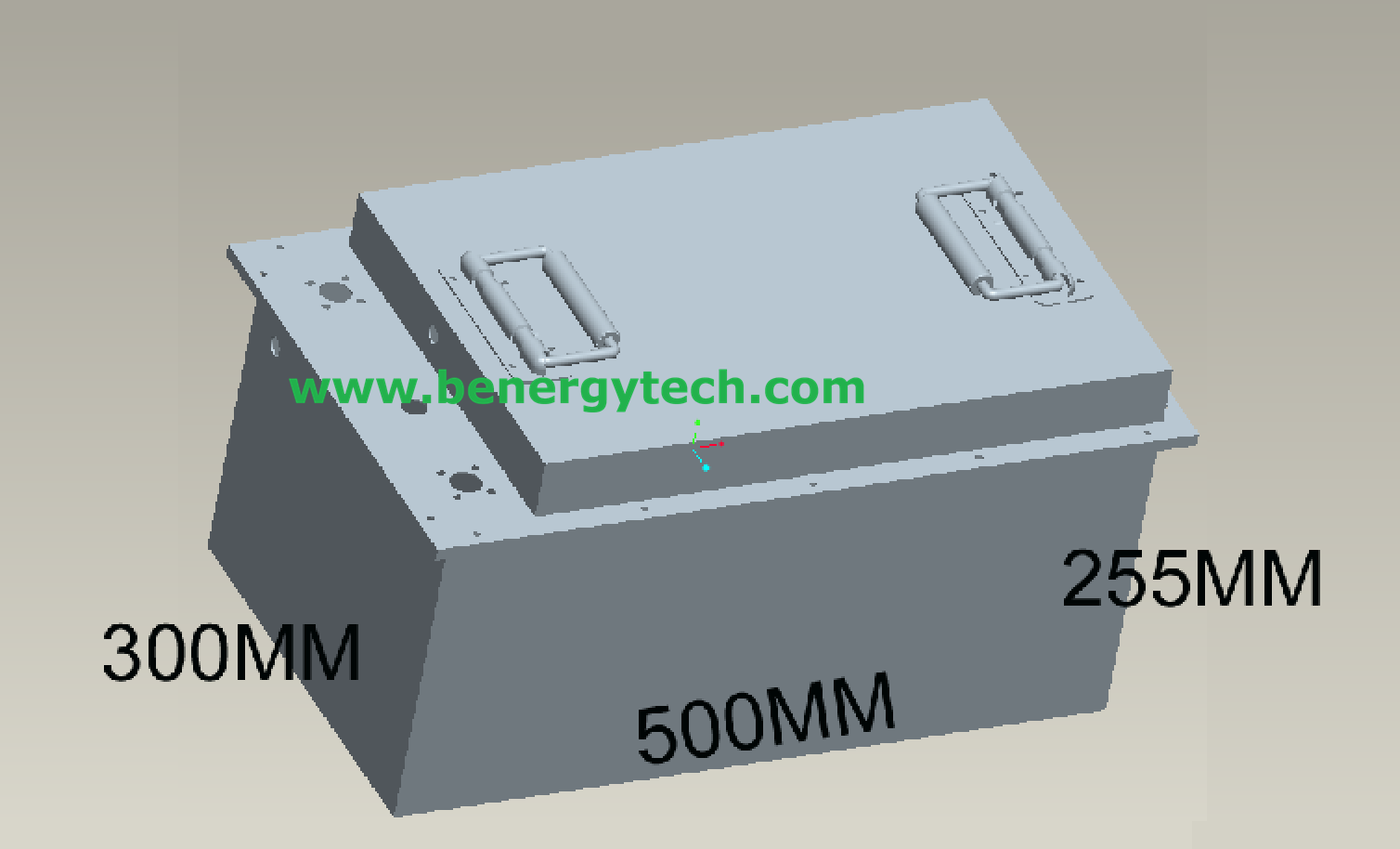 Benergy 60V 100Ah LiFePO4 Battery IP63 Waterproof Case 10 Years Long Life for Electric Tricycles Tuk Tuks