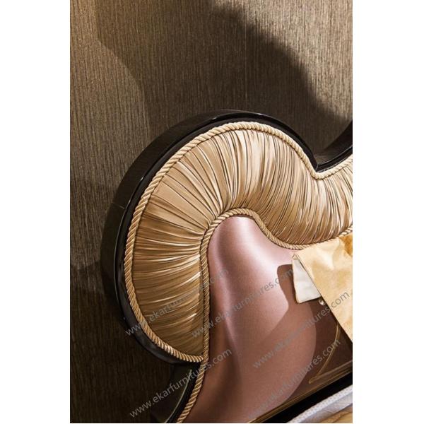 2015 new design embroidery classic luxury silk bed design for bedroom TA-002