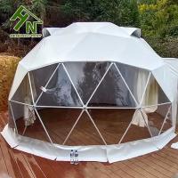 Tubos galvanizados por imersão a quente branco tenda de cúpula para festa carga de neve 75 kg/m²