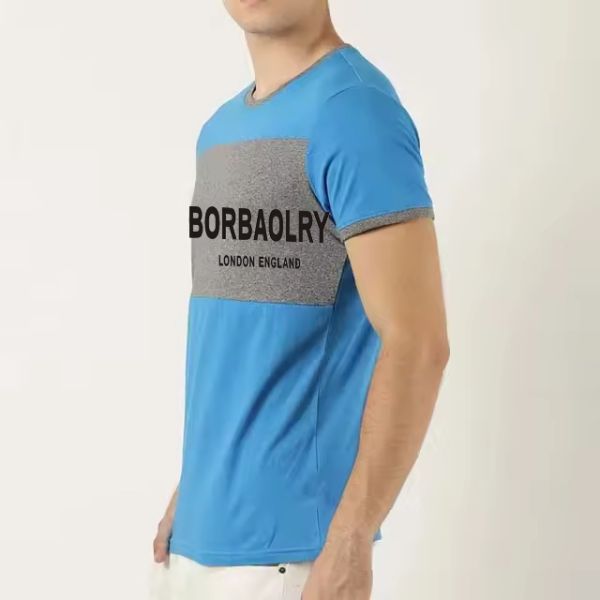 2025 Summer Men's T-Shirt Cotton Woven Loose Fit Customized Wholesale OEM Supported New Good T-Shirt at Cheap Price