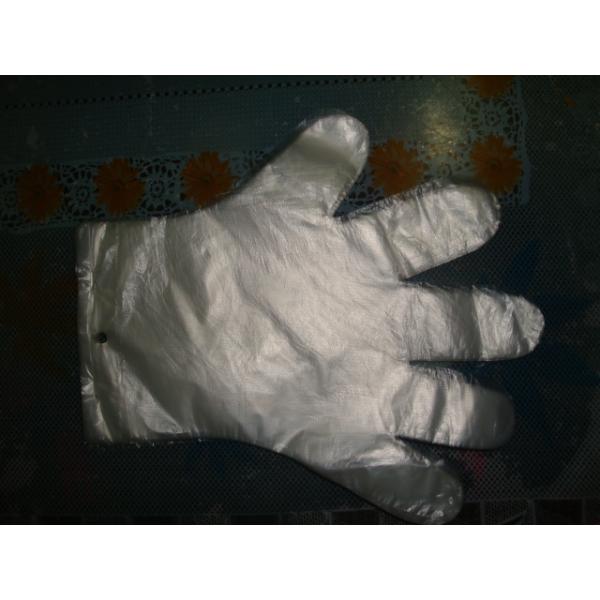 Прозрачного перчаток ПЭ качества еды обслуживание устранимое выбитое/ровное поверхностное ОЭМ