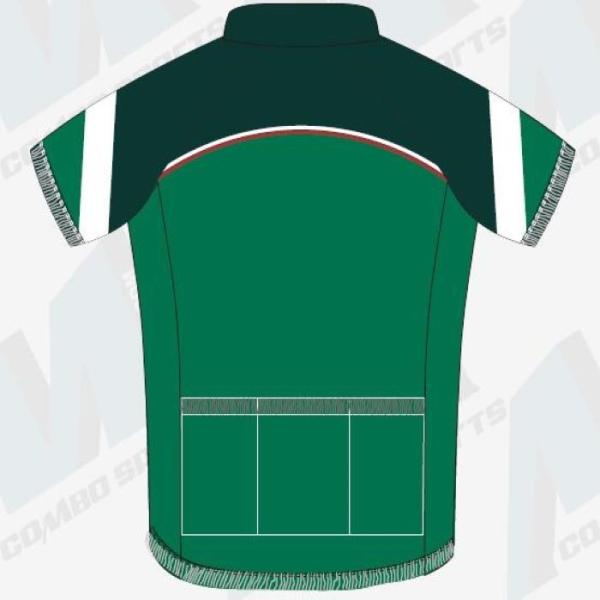 3/4 Front Zip 140gsm Custom Mountain Bike Jerseys 64-71cm Body Length