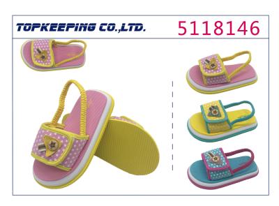 Cute Fashion Popular Kids Sandals Little Girl Toddler Rubber EVA Sandal