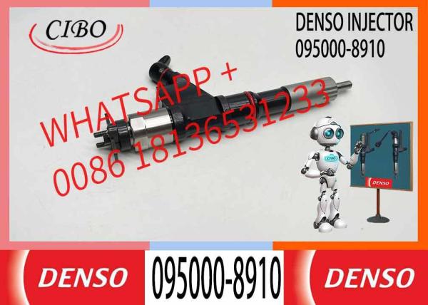 Boquilla de riel común para piezas de motor baratas DLLA145P1091 inyector de combustible diésel 095000-8910 para inyector diésel HOWO repuestos de automóviles