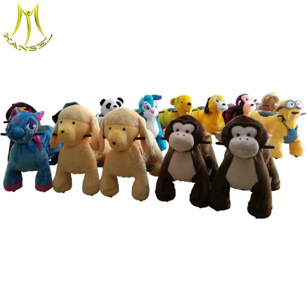 Hansel animal riding for kids coin operated  plush walking nimal game machine