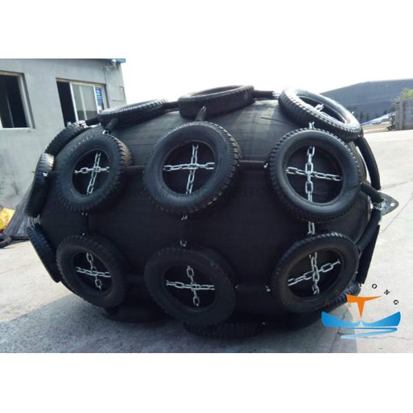 Red Floating Fender / Polyurethane EVA Foam Filled Marine Buoy For Ship Docking