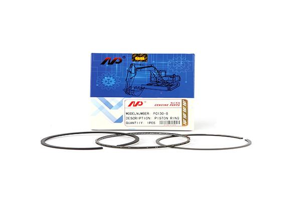 máquina escavadora Engine Piston Ring Kit de 4D87 S6D95-6 4D95 S6D102 PC130-8