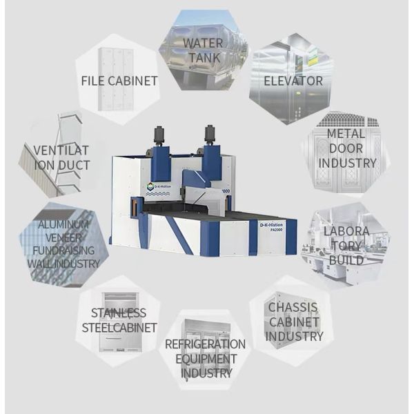 High Precision CNC Panel Bender For Metal Door Sheet Metal Fabrication