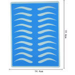 Côtés permanents de double de peau de tatouage de maquillage de blanc en caoutchouc Inkless