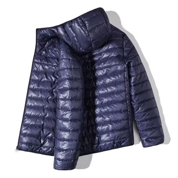 Breathable Light Warm Hooded Puffer Cotton Bubble Coat for Men in S-6XL Sizes