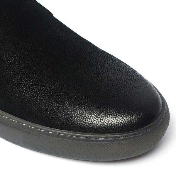 Pigskin Sock Rubber Outsole Mens Leather Casual Boots