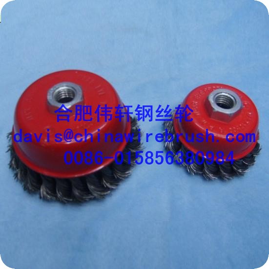 Twist Knotted Wire Cup Brushes