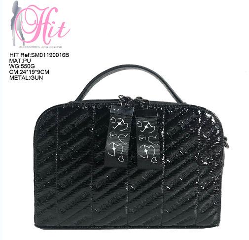 Wholesale Promotional Fashionable Customized PU Fashion Handbag Tote Bag Leather Hand Bags Women Bag