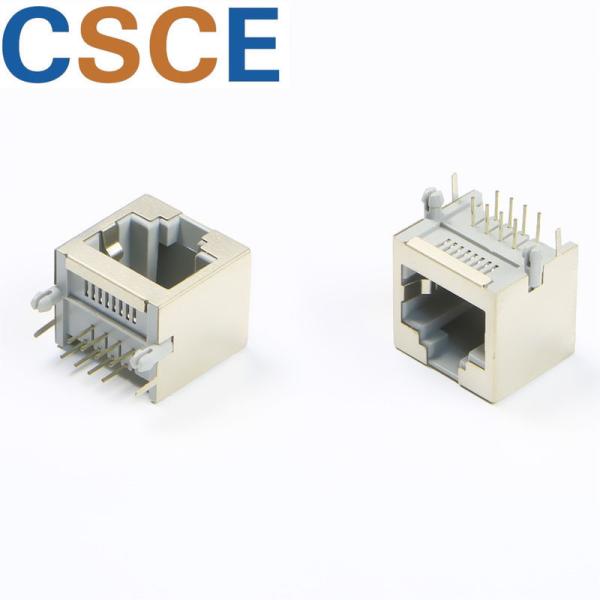 Camera Connector RJ45 Modular Jack Customized Size With Internal Transformer