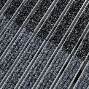 Custom Aluminum Entrance Mat – 6063-T5 Alloy Walk Off Mat with Non-slip Dirt Removal for High Traffic Areas