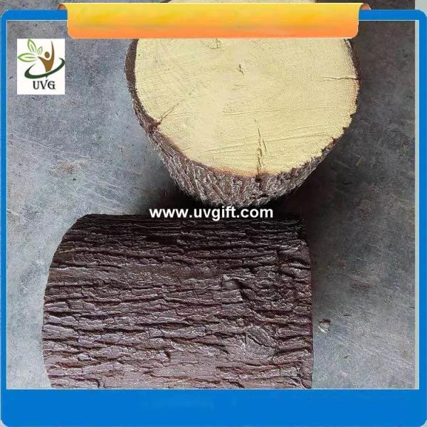 UVG unique decoration ideas artificial tree stump with fiberglass material for garden landscaping