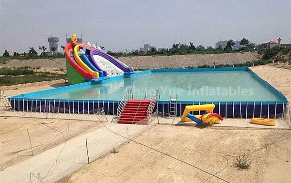 Outdoor Above Ground Pool Metal Frame Swimming Pool for water park