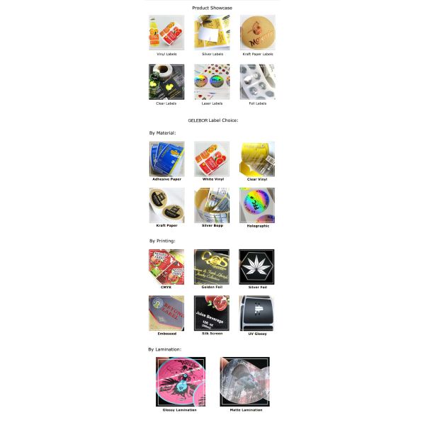 Custom Waterproof Transparent Hot Stamping Label Gold Foil Sticker Roll
