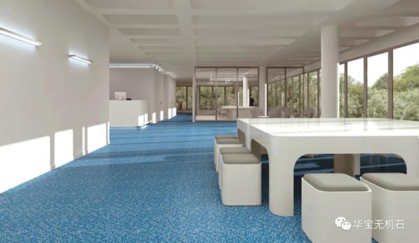 Inorganic Terrazzo Floor Tiles High Performance No Resin Polished Flamed Antiqued