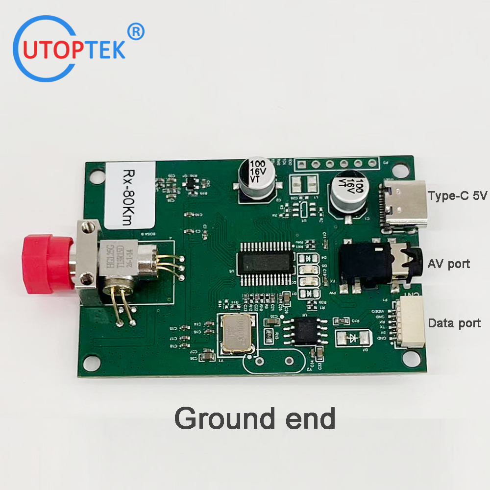 Factory Bidirectional 2Channel Video data CVBS/UART/TTL/SBUS Optical Terminal Module 40km/60km/80km