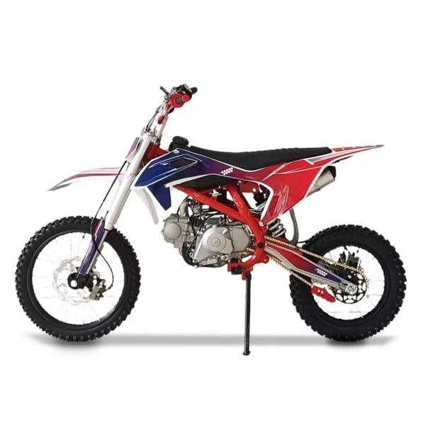Teenagers' 125cc Dirt Bike with Max. Speed 61-80km/h and Customizable Color Selection
