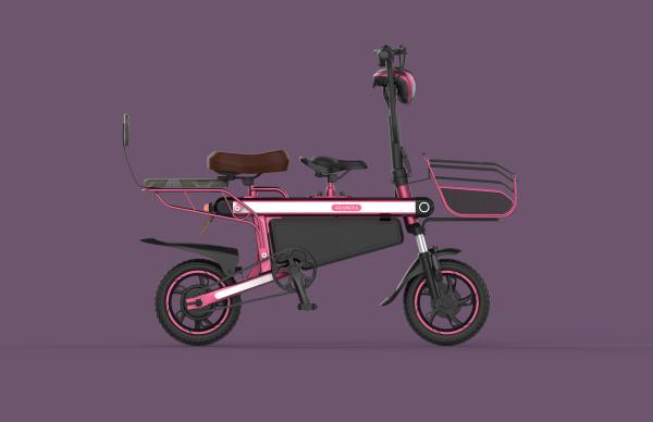 350 Watt Lightweight Electric Bicycle 7.8AH Battery High Carbon Steel Multifunctional