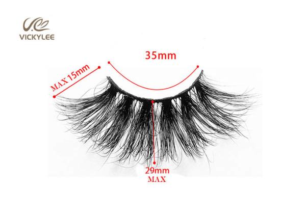 Soft Mink Hair Long Wispy 29MM 7D Volume Lashes