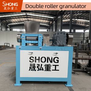 22KW 1mm Carbon Steel Dry Granulation Machine Double Press Roller Compactor for Fertilizer Granulation