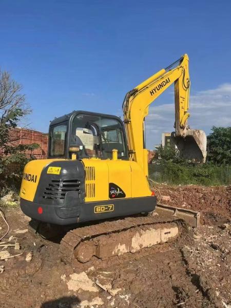 Melhor venda!Excavadora usada Hyundai 60 60-7 Mini Coreia Hyundai R60-7 Cavar para venda