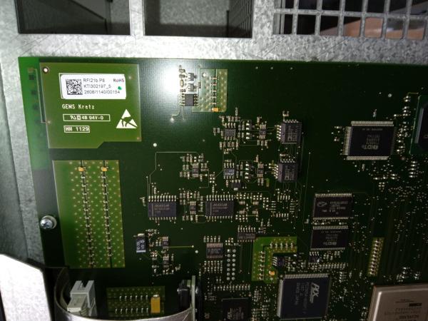 GE VolusonE6 VolusonE8 ultra-som original placa RFI21 KTI300614 KTI302197