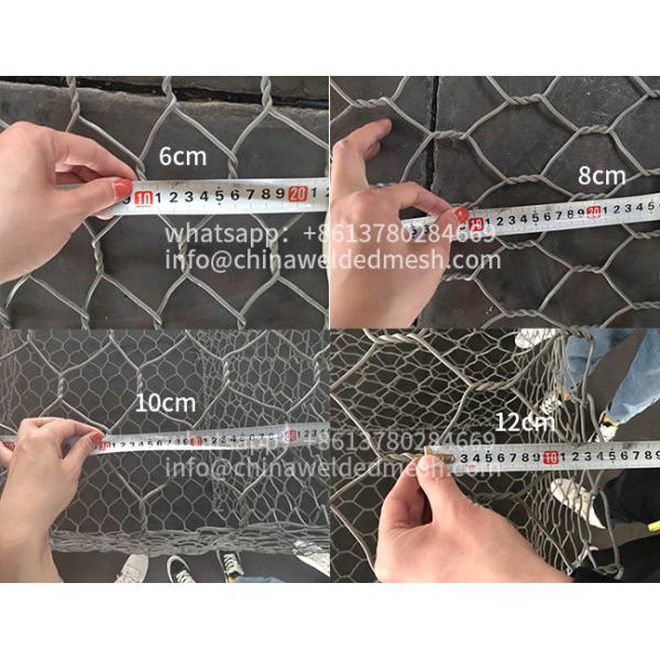 Сплетя 60x80mm корзина Gabion с высокой прочностью на растяжение 380N