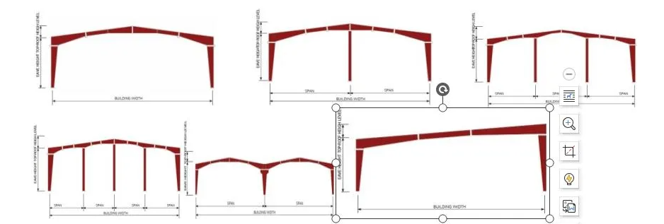 Steel Structure House for Commercial Shop Store Supermarket Buildings