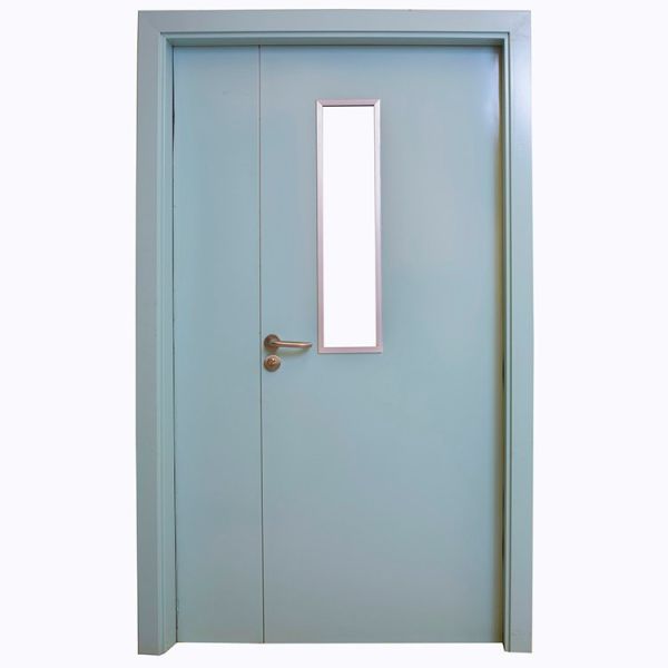 Honeycomb Paper Automatic Stainless Steel Hospital Room Door Soundproof